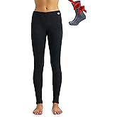 Merino Wool Base Layer Women Pants 100% Merino Wool Leggings Heavyweight, Midweight, Lite Thermal Underwear Bottom and Socks
