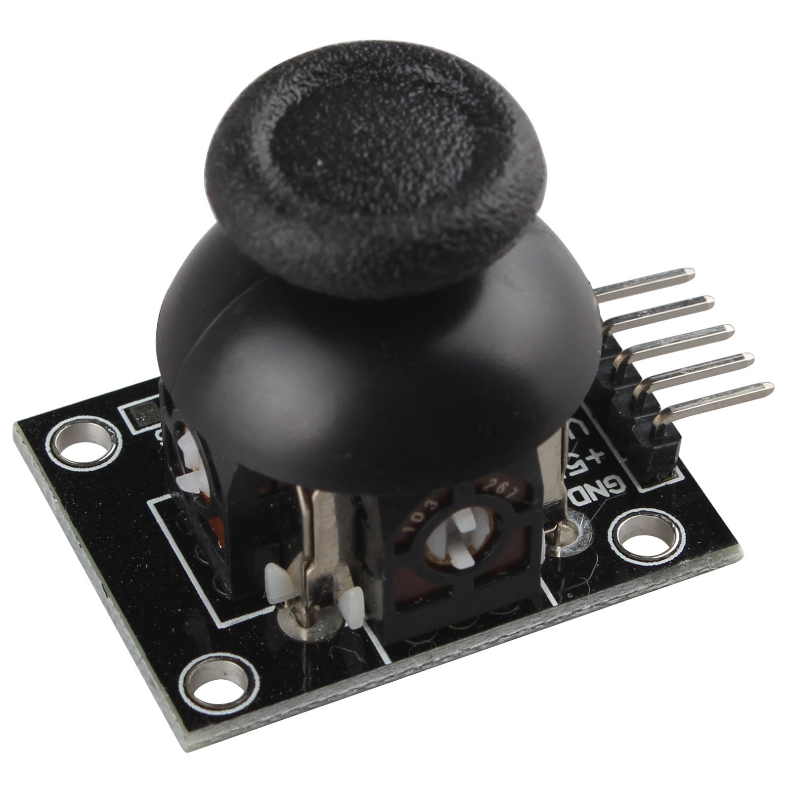 HALJIA PS2 Game Joystick Axis Sensor Module Biaxial Button Control Joystick Shield Compatible with Arduino Robot Raspberry Pi AVR PIC