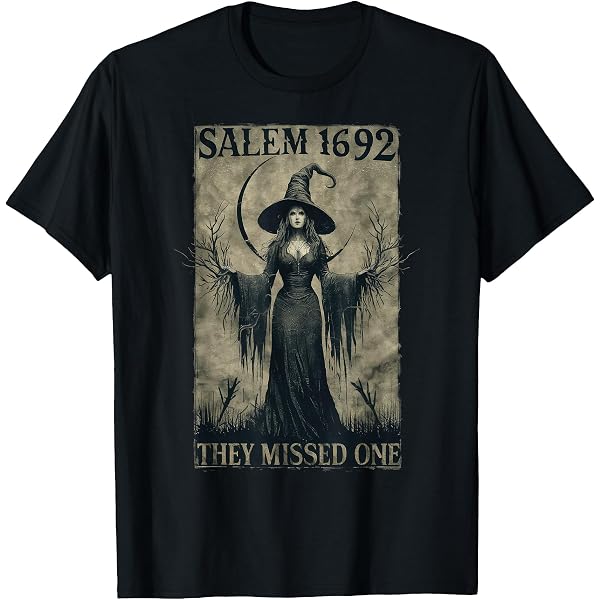 Amazon.com: Salem You Missed One Witch Trials Brooms T-Shirt