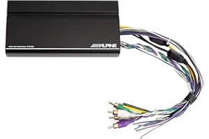 Alpine KTA-450 4-Channel Power Car Amplifier, Compact PowerStack Amp with Bracket, Ideal for iLX-W650 (sold separately)