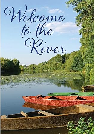 Amazon Com Custom Decor Welcome To The River Standard Size