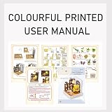 CUTEROOM DollHouse Kit Miniature with Furniture Dust Cover DIY Project view 6