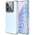 USTIYA Case for Xiaomi Redmi Note 14 4G Clear TPU Four Corners Military-Grade Protection Cover Transparent Soft funda