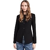 ALIGNE Women's Daphne Long Waisted Blazer, Black, 0