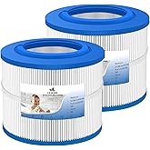 LVJUSEN Spa Filter Replaces Wellspring 10 00282 Bullfrog Spa Filter/Pleatco PBF40M, Fits A5,A6,A7,A8/ R5,R6,R7,R8/ X5,X6,X7,X8 Bullfrog Hot Tub, Wellspring 30. Coreless Filter-2 Pack