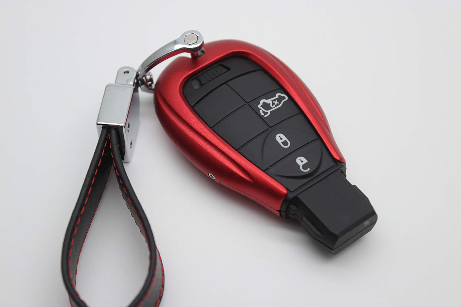 HH OBD - Llavero de aleación de aluminio para Chrysler 300 Town, Rojo