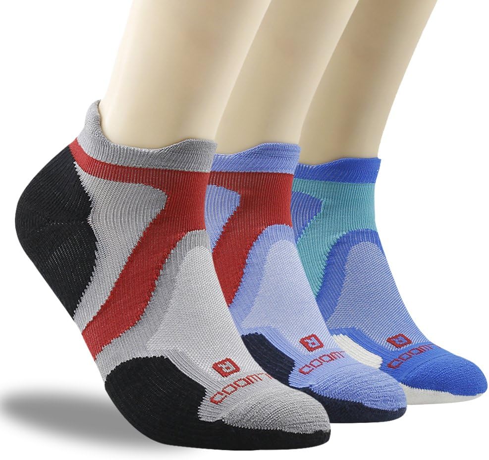 Golf Socks, ZEALWOOD Low Cut Socks Ankle Athletic Running Hiking Socks