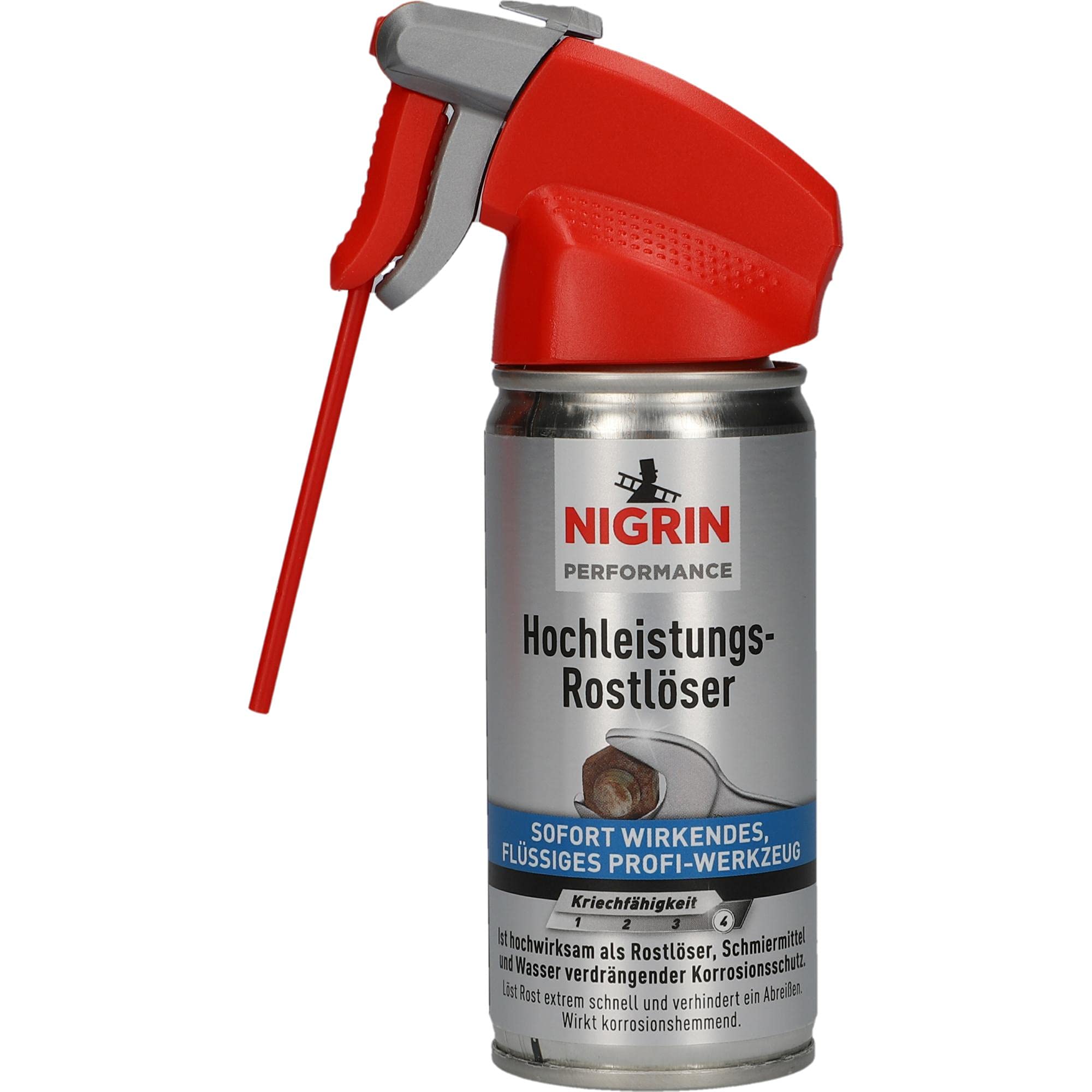 NIGRIN Hybrid Hochleistungs- Rostlöser, wasserverdrängend und korrosionshemmend, 100 ml
