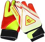SAWANS Football Goalkeeper Gloves Red Yellow Size 6 Youth Adult view 7