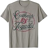 Cowboys and Tequila Lovers Funny Cinco de Mayo Best Tequila T-Shirt