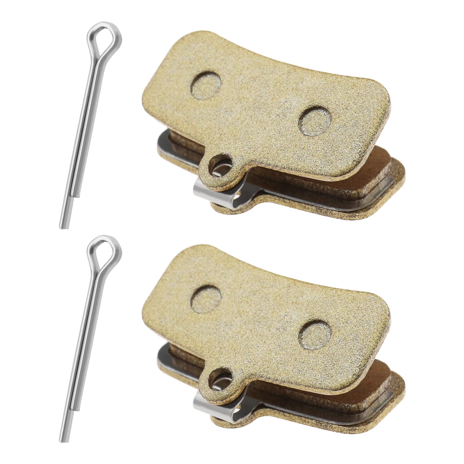 The Lord of the Tools 2 Pairs Bicycle Disc Brake Pads Compatible with Shimano Saint BR-M810 M820 Zee BR-M640 Disc Brakes Sintered Metal Cycling Components