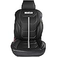 SPARCO SPCS414GR 1 Backrest model Corso Color Grey 7 MM THICKNESS in Universal SEAT, Black/Grey