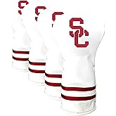 Team Golf NCAA Adult-Unisex White Vintage Driver Head Cover