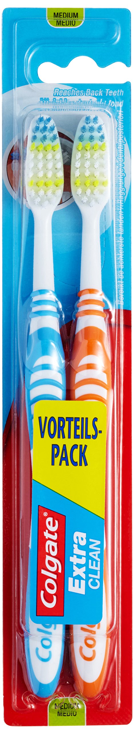 Colgate Extra Clean Medium Toothbrush (Pack of 2)