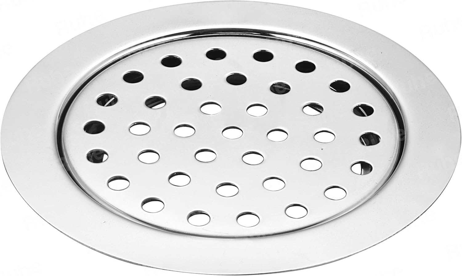 Ruhe Premium Grade Stainless Steel Polka Flat Floor Drainer/Jali (5 X 5