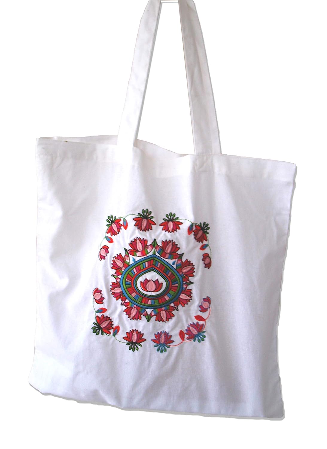 white cotton bag