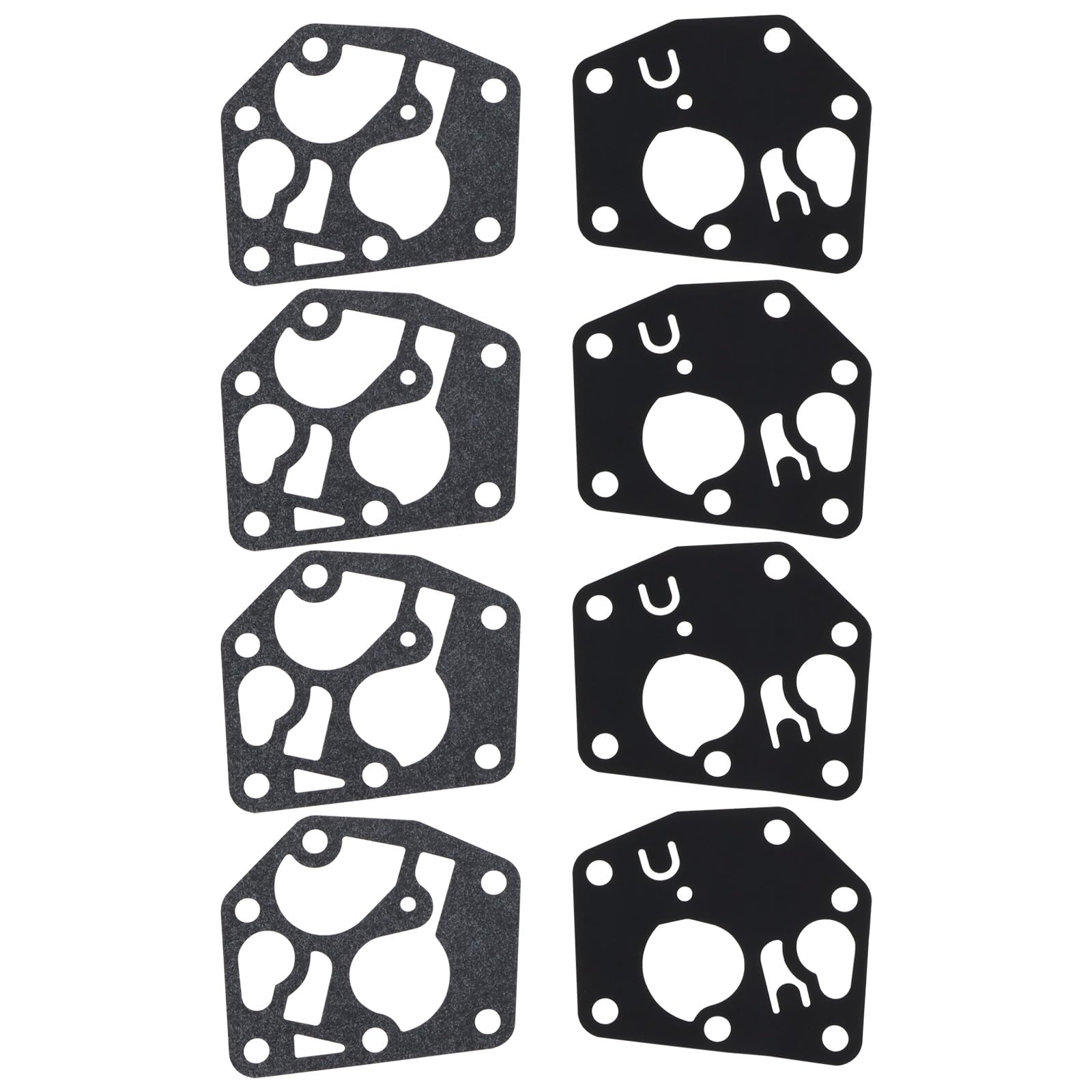eMagTech 4 Sets Carburettor Diaphragm Gasket Kit Lawnmower Carburetor Repair Diaphragm Compatible with Briggs & Stratton Engine 450 500 550 600 Series
