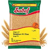 Sadaf Bulghur #1 Fine - Bulgur Wheat for Cooking and Food Flavoring - Middle Eastern Cuisine - Kosher - 20 Oz Resealable Bag
