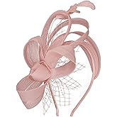 Uintoon Fascinators Hats for Women 2026 Fascinator Headband Tea Party Hat Derby Hats for Cocktail, Wedding, Fancy Dress Party