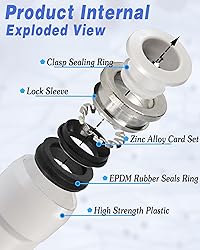 MSAEIQUN 20 Pcs 3/8 Inch od Push to Connect