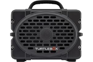 Turtlebox Original Gen 3: Portable Outdoor Bluetooth Speaker – Ultra-Loud (120dB), Waterproof (IP67), Rugged, Impact-Resistant, 3-Day Battery | Party Mode: Unlimited Pairing for Stereo Sound, Gray