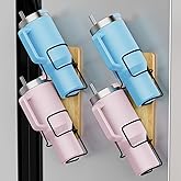 CACHOLIV Fridge Magnetic Cup Holder for Stanley Cup, Magnetic Water Bottle Holder Heavy Duty for Stanley 30 40 oz Tumbler, Modern Farmhouse Kitchen Decor, 2 Pack
