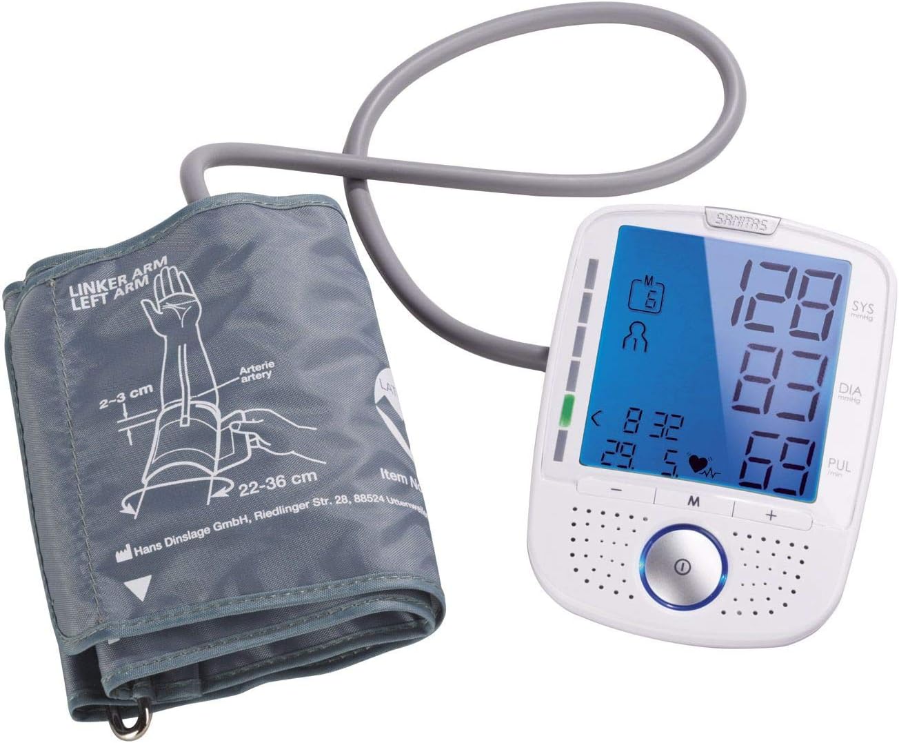 Sanitas SBM 52 Talking Blood Pressure Monitor Fitness Arrhythmia