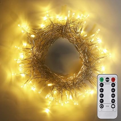 Amazon Com Ruichen Dimmable Fairy Lights Battery Powered 33ft