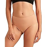 Saalt Seamless High Waisted Underwear - Womens Period Underwear - High-Rise Leakproof Panty - Made with Lycra Xtra Life - Reusable & Washable