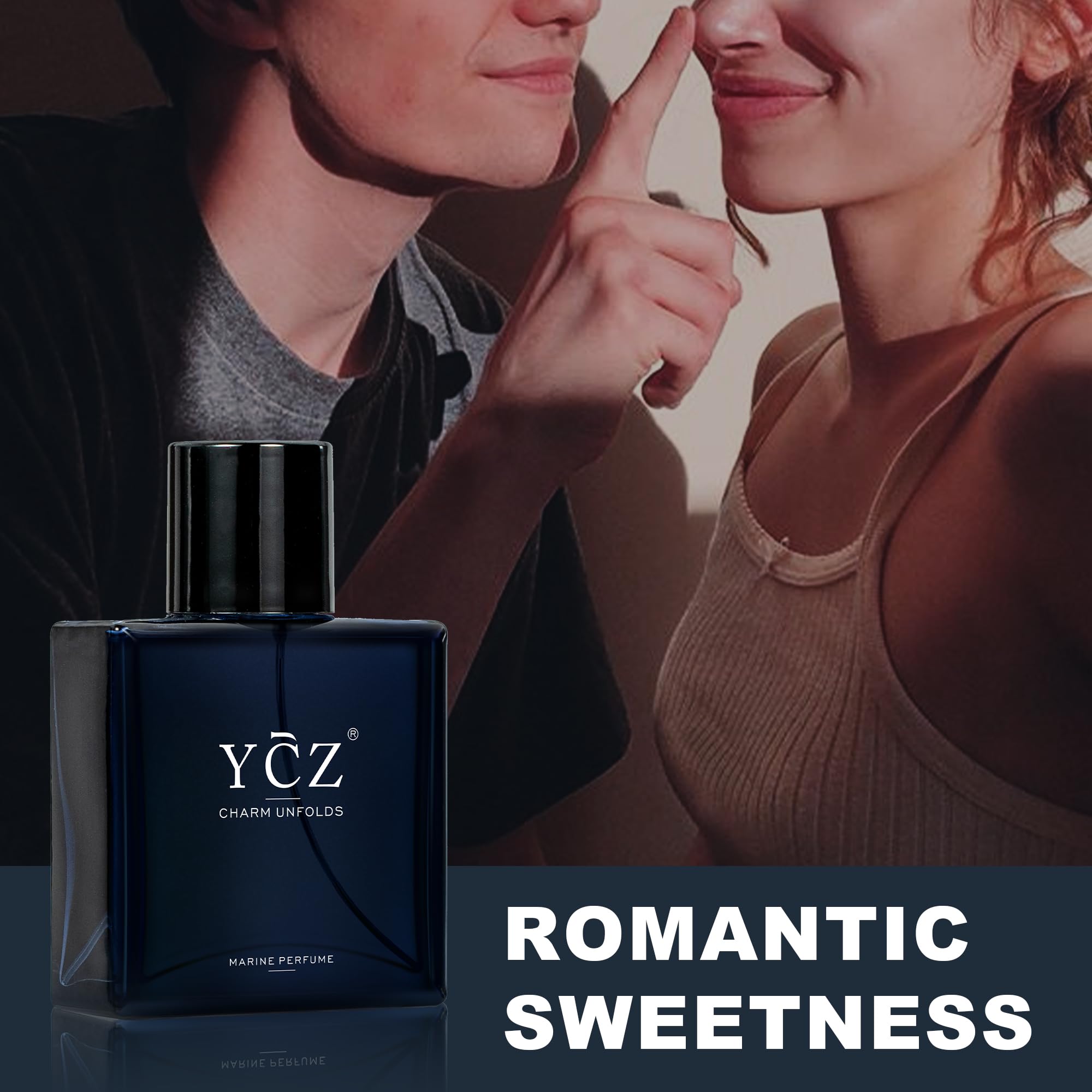 Ycz Charm Unfolds Marine Perfume for Men, 1.7 oz. Long Lasting Eau De Parfum Cologne For Men, Oriental Woody Fragrance - Ideal Special Occasions mens cologne, Making it the Ideal gentlemen’s Gift 