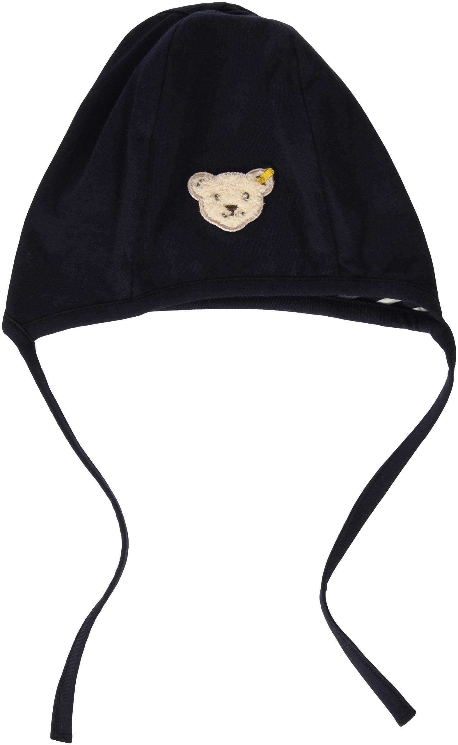 Steiff Baby Girls' Mit Süßer teddybärapplikation Hat, Navy, 47