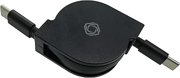 Amazon Krow Usb C Usb C 巻き取り式 充電 データ転送 ケーブル 1m ブラック 60w Krow Usbケーブル 通販