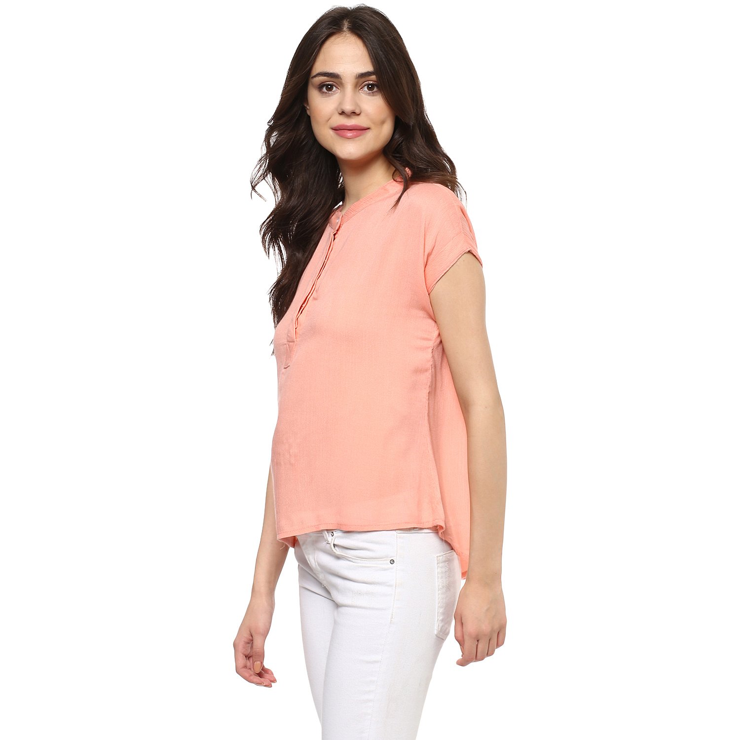 mayra women's silk cotton rayon top (1708t09641)