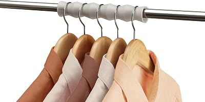 Joseph Joseph Orderly Clothes Rail Spacers 2-Pack Wardrobe Hanger Organiser