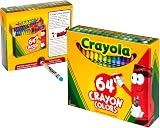 CRAYOLA Wax Colouring Crayons 64 Pack Assorted Colors with Flip Top Box view 3