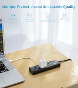 PIBEEX 3 Way Extension Lead 1.5M UK Plug Sockets with Individual Switches view 2