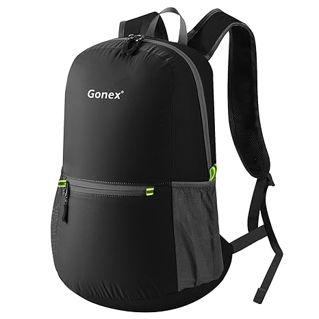 Gonex Unisex 20 Liter Faltbarer Rucksack Leichter Tagesrucksack, für Outdoor Wandern Reisen