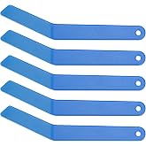 SimCoach Pharmacy Spatula Set for Pill Counting, 5 Pieces | Lightweight grip and smooth cleanable surface for sorting tablets and stirring creams or ointments