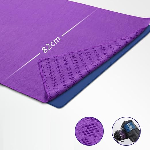 GLJJ - Toalla de Yoga Larga Esterilla de Yoga, Toalla de ...