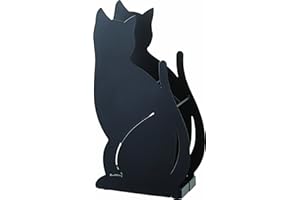 Yamazaki Home Cat Umbrella Stand – Animal Metal Storage Holder Organizer.,Black
