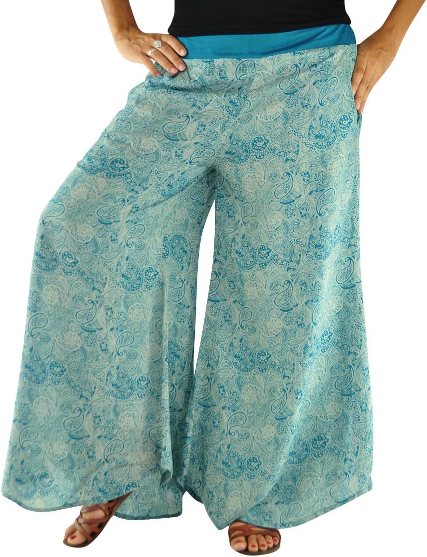 virblatt S-L Palazzo Pants for Your Bohemian Clothing Collection Unique Style