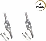 SUL Galvanised Cleat Hook 100mm Heavy Duty for Rope Cord Trailer Washing Line view 2