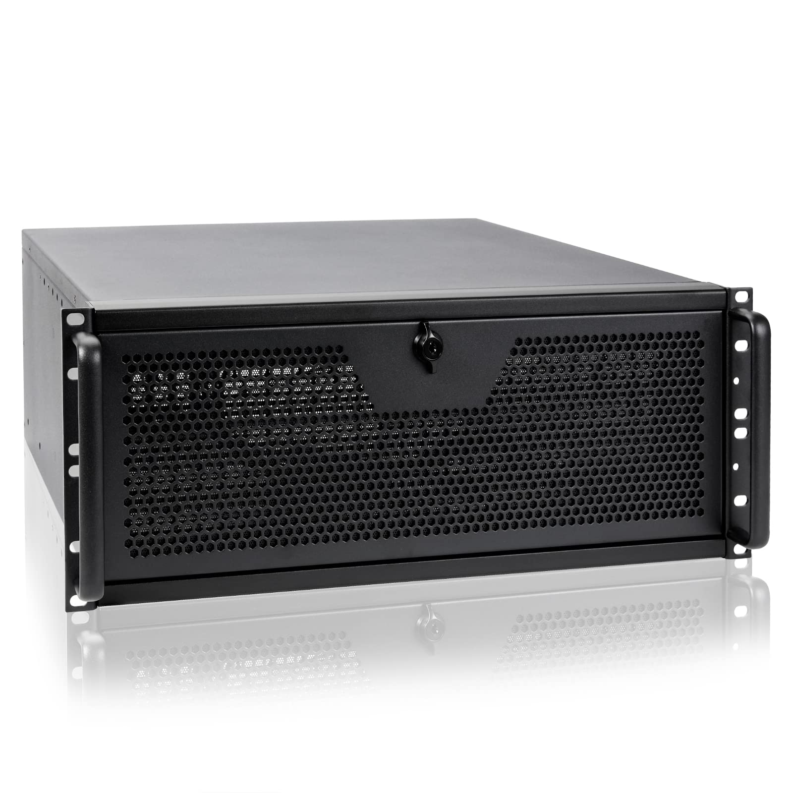 RackChoice 4U rackmount Server Chassis Support Liquid Cooling AIO Cooler Compatibility up to Elevated 360mm Radiator