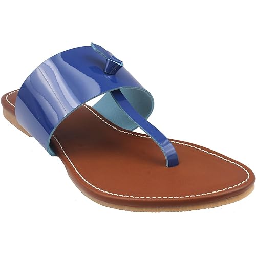 ladies blue flats