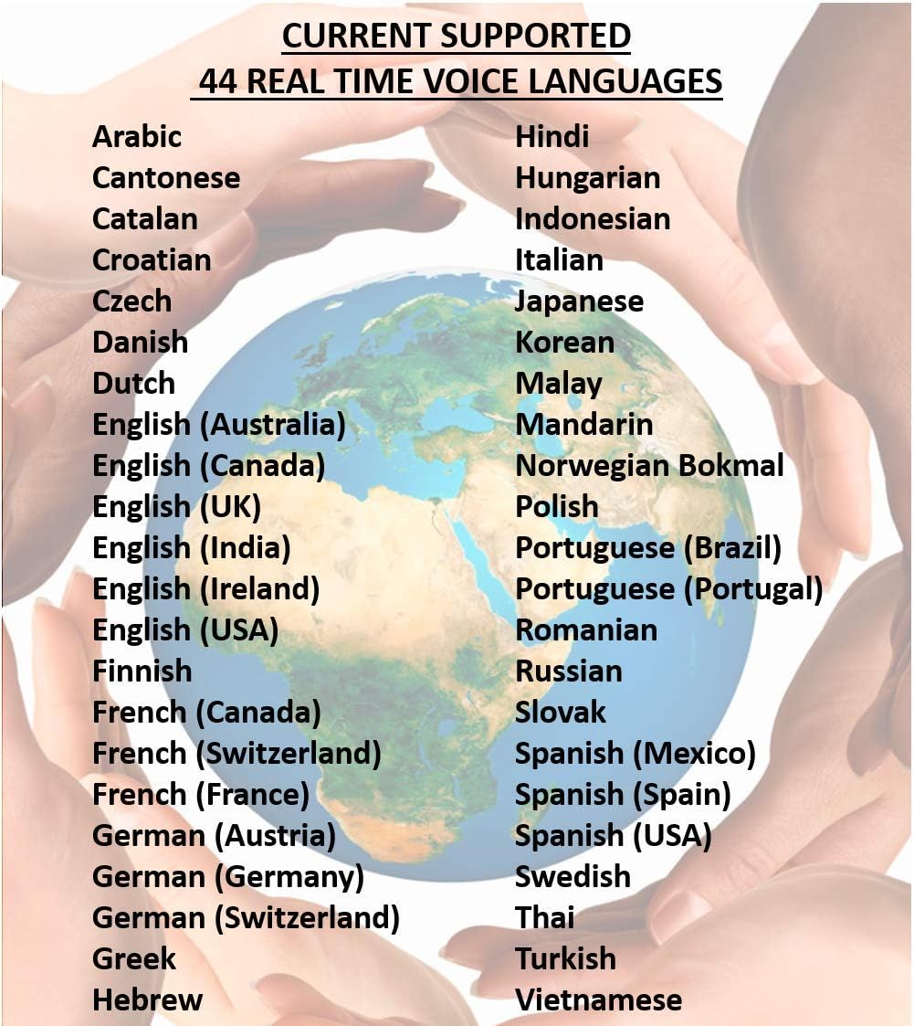 Voice Model Upgraded 2020 Answering Call Bluetooth Support Multi Language Modes 5 Translation Two Way Time Real Languages 44 Earpiece Translator Language Foreign Language Translators 2018 Latest Www Armargroup Net