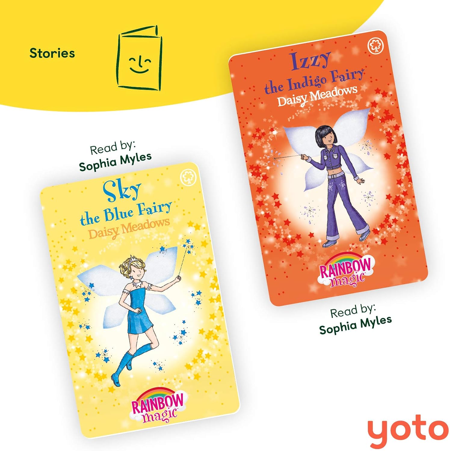 Yoto The Rainbow Fairies Collection by Daisy Meadows, 7 Kids Audio Cards for Use with Player & Mini All-in-1 Audio Device - Image 5