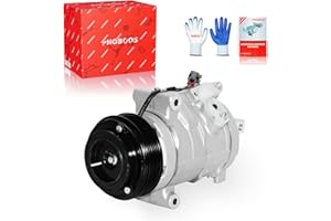 PHOBOOS A/C Compressor with Clutch Compatible with Ford Edge 2007-2010 & Lincoln MKX (Base) 2007-2010, Fast Cooling, Low Noise, Easy Installation, Ref. CO-9775C