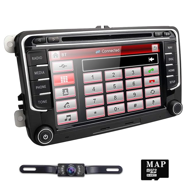 title=Navihouse autoradio 2 Din Radio DVD navigatore GPS, per VW Jetta Golf MK5 Passat