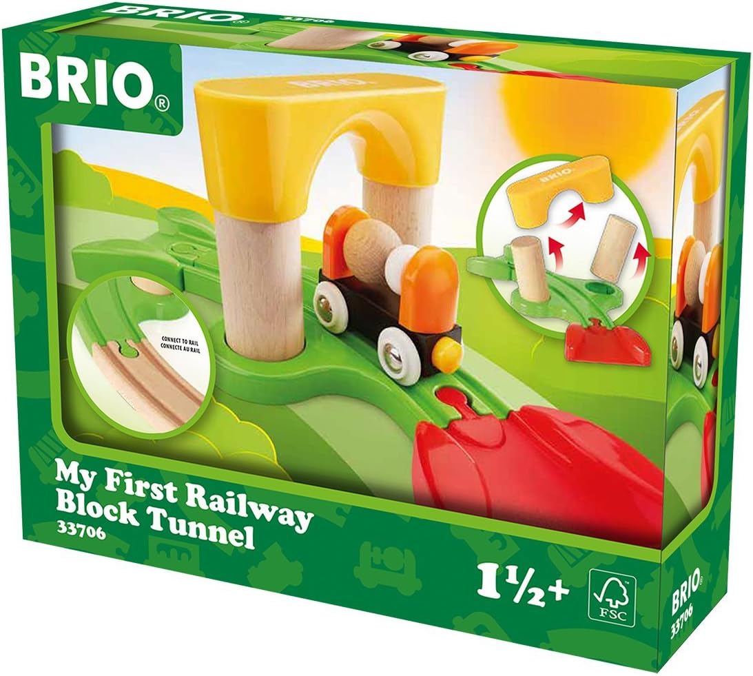 BRIO My First Railway Block Tunnel Juego Primera Edad (33706) Amazon