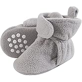 Luvable Friends Baby Girls' Cozy Fleece Booties